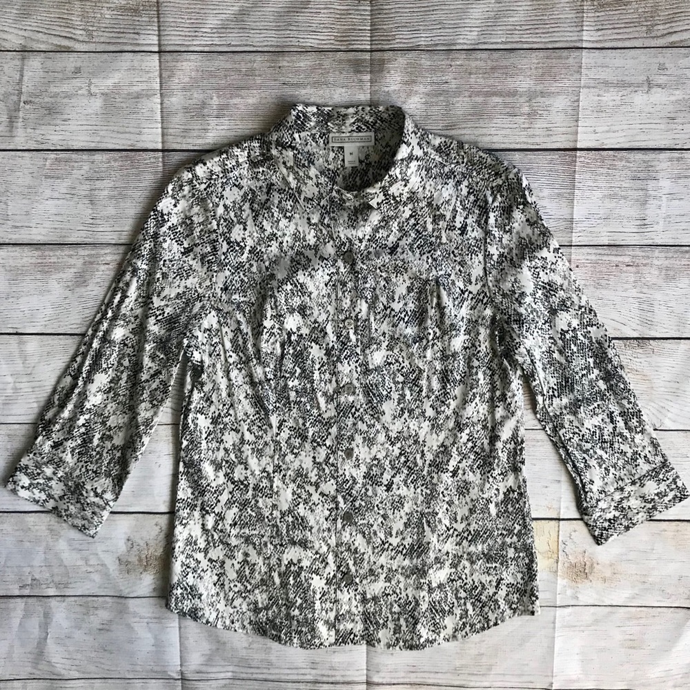 Dana Bachman Animal Print Blouse - Picture 2 of 6